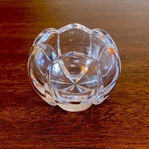 Rogaska Signed Cut Crystal Votive Candle Holder